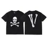 Camiseta Suelta de Manga Corta Vlone Fog Edición Limitada Dragón Chino Estilo Hiroshi Fujiwara Marca de Moda para Hombre