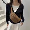 Bolsa de Cintura com Laço de Luxo Atacado Bolsa Feminina Nova Moda Outono 2025 Versátil Bolsa de Ombro Tendência Esportiva Bolsa Transversal