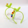 Diadema de Hierba Verde Estilo Coreano Dibujo Animado Creativo Abeja Headwear para Actuación en Vivo Oruga Divertida Diadema para Lavarse la Cara