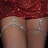 Cadena para pierna con borlas, muy popular en la moda, para discotecas, fiestas en la playa, accesorios de joyería para mujer