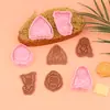 Forma de Biscoito Série Orangotango Desenho Animado 3D Orangotango Sentado Forma Orangotango Pendurado em Árvore Simulação DIY Biscoito Impresso