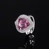 Nuevo Set de Joyería Huabi 2024 Nido de Pájaro Simulado Corazón de Rosa Seca Cortada 15*15-12*12-9*9