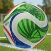 Novo Modelo Bola de Futebol Copa do Mundo 2026 EUA-Canadá-México, Tamanho 5 Laminada, Tamanho 4 Adesiva, Tamanho 3 PU Costurada à Máquina Bola de Futebol PVC Atacado