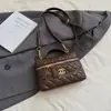 Bolso de Mano para Mujer de Comercio Exterior 2026, Bolso Pequeño Tipo Caja Acolchado Estilo Chanel, Bolso Cuadrado Pequeño Versátil de Moda para Hombro y Cruzado, Moderno