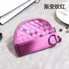 2026 Bolso Nuevo para Mujer Cartera Tejida Hecha a Mano Billetera Sencilla para Monedas Billetera de Piel Sintética Bolso Pequeño con Cremallera para Cosméticos