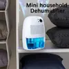 Deshumidificador para Uso Doméstico, Deshumidificador Pequeño, Deshumidificador de Aire Interior, Mini Desecante Inteligente, Dispositivo de Eliminación de Humedad