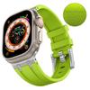 Correa para Apple Watch Ultra con patrón de piedra de silicona líquida AP para Apple iwatchS9876SE correa