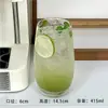 Vaso de vidrio para beber Libby's, diseño de nicho con patrón de nubes, vaso para whisky con bola de hielo, taza de café, vaso para jugo de uso doméstico