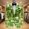 Chaqueta de Traje de Fiesta de Dos Botones con Impresión Digital 3D Top Casual Venta Directa de Fábrica Origen Venta Caliente Transfronteriza Otro