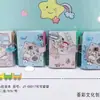 Mini Livro Fofo, Material Escolar para Estudantes, Caderno de Linhas, Livro Portátil de Bolso com Aba de Desenho Animado Criativo, Livro de Matrícula