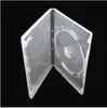 Estojo de CD Transparente Estojo de DVD de Lado Único Estojo de Disco Transparente Estojo Retangular para Disco de DVD Pode Inserir Página Colorida