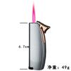 Pinguim Vermelho À Prova de Fogo Inflável Metal Isqueiro Manual Ajuste de Gás Logo de Presente Marcação a Laser Metal Isqueiro