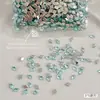 Azul Lago Imitação Huazi Pedrarias para Nail Art 1:1 Rhinestones Irregulares de Fundo Plano Gelo-Claro Estilos Mistos Marquise e Losango Rhinestones para Unhas