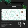 Mousepad extra grande com cor degradê e logotipo personalizado, adequado para uso em jogos e escritório como tapete de mesa para teclado