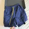 Pantalones Cortos Deportivos de Secado Rápido para Hombre para Verano, Pantalones de Playa con Sensación de Hielo, Estilo Japonés Funcionales Estilo Americano Sueltos Delgados de Longitud Media