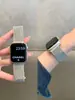 Adecuado para Appleiwatchs10 Apple Ultra Acero Inoxidable Milanesa S11 Gradiente Hebilla Magnética Correa de Reloj