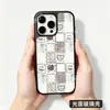 Estilo Coreano Ins Café con Leche Patchwork Cuadros Gatito Pastel 18pm Linda Funda para Teléfono iPhone17 Estilo Femenino Cáscara Dura