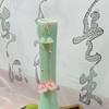 Pendientes de Flor de Loto Clásica Vintage Hanfu Chino Nuevo de Pétalos Largos con Temperamento Super Hada Pendientes Pendientes Clip para Oreja