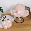 Sombrero para Niños Nuevo Sombrero de Sol de Princesa para Niñas Verano Delgado Primavera y Otoño Protector Solar para Bebés Sombrero de Pescador Bolsa