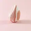 Caramelo de Leche Pequeño Tarro de Miel Huevo de Maquillaje Belleza Uso Dual Seco y Húmedo Agua de Remojo Bola Grande de Maquillaje Huevo de Maquillaje Esponja para Lavar la Cara Polvera
