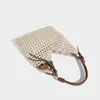 Bolso Pequeño Nuevo de Verano Bolso Cruzado 2025 Nuevo Nicho de Gama Alta Bolso Tejido Bolso de Hombro tipo Satchel para Playa para Mujeres
