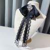 Cross-border Jewelry Coreano Liga Strass Fragrância Broche Malha Laço Renda Fita Gravata Camisa Acessórios Femininos