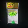 Aku B- em forma de Float Green 5+1 Sete estrelas Float Pesca Tradicional Fluorescente Float Striking Bean Edition 60 Pack
