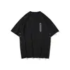 Camiseta Versátil de Verano Nueva para Hombre, Diseño Casual con Cremallera Estilo Americano, Marca de Moda, Color Sólido, Top de Manga Corta con Cuello Redondo