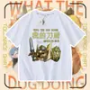 2026 Minha Faca e Escudo Roupa para Cachorro Camiseta de Algodão Puro Manga Curta Shiba Inu Emoticon Abstrato Engraçado Pacote Top para Crianças e Adolescentes