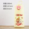 Copo bonito do animal de estimação dos desenhos animados pequeno portátil bonito copo de vidro presente de publicidade Copo macaron estudante casal copo de água