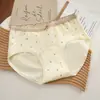 Ropa Interior de Algodón Floral Retro para Mujer 10A Algodón Antibacteriana Entrepierna Extendida Cubre Cadera Ropa Interior para Mujer Ropa Interior de Algodón para Mujer