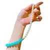 Conjunto de Colar, Pulseira e Brincos de Pérola de Água Doce e Amazonita Natural de Alta Qualidade 9-10mm