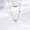 Collar con Colgante de Corazón de Acero de Titanio para Mujer, Estilo de Lujo Ligero Europeo y Americano, Diseño Único de Nicho, Joyería que No se Desvanece
