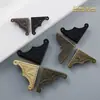 Protectores Metálicos de Esquina para Cajas de Regalo de Madera, Cubiertas Decorativas de Ángulo de Hierro para Esquinas, Protectores de Esquina de Caja en Ángulo Recto, Cubiertas de Esquina con Forma de Trébol