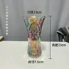 Jarrón Grande de Cristal Transparente Transfronterizo Personalizado Hidropónico Flores de Bambú Ricas Decoración de Escritorio Adornos para Arreglos Florales Venta al por Mayor