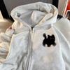 Diseño de Outfit Suéter con Capucha Abrigo para Mujer Estilo Coreano Outfit Top con Capucha Sudadera con Capucha Estampado Características Nicho