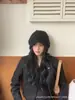 26 modelos nuevos de gorro de lana estilo japonés holgado con bordes enrollados, apto para cabezas grandes, hace que la cara se vea más pequeña, gorro de punto para otoño e invierno