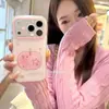 Ilustración de Manzana Estrella Rosa Adecuada para Funda de Teléfono Apple 17Promax iPhone16 Nicho 14 Doble Capa 13 Funda Dura