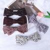 Corea del Sur horquilla con estampado de leopardo mariposa grande pinza de resorte anillo para el cabello para adulto moda parte trasera de la cabeza temperamento accesorios para el cabello diadema tocado para mujer