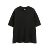 Camiseta de manga curta texturizada cinza claro disfarçada Nanxia para homens, marca americana da moda de verão, camiseta de malha de manga meia-manga com toque de alta qualidade
