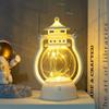 Linterna Retro Pony Luz de Vela Digital LED Mochila Lámpara de Queroseno Arreglo Decorativo Creativo para Vacaciones Ambiente Adornos Pequeños