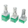 Potenciômetro de Áudio Ajustável Simples/Duplo Rk097Ns N g 3/5/6/8 Pinos B5K10K20K50K com Interruptor