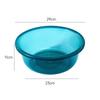 Lavabo Transparente Engrosado, Sencillo y Elegante, para Uso Doméstico, Adecuado para Lavar Cara, Pies y Cabello en Dormitorios, Cubeta Grande de Plástico