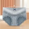 Pantalones de Palacio 3.0 Cintura Media Levanta Glúteos Calzones de Algodón Entrepierna Encaje Lazo de Encaje Talla Grande Braguitas para Cadera