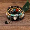 Pulseras Bohemias Multicapa Más Vendidas Transfronterizas, Joyería de Viaje Personalizada con Cuentas de Turquesa, Pulseras Europeas y Americanas, Accesorios de Mano de Comercio Exterior