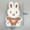 Broche de pelúcia dos desenhos animados bonito coelho urso gato boneca sapatos e meias acessórios de vestuário acessórios diy saco pingente