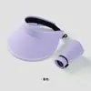 Primavera 2025 Novo Chapéu de Sol com Proteção UV Feminino Chapéu Feminino Aba Larga Fashionável Tendência Cobertura Facial Solar Topo Vazio