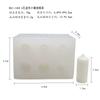 Molde de Silicone para Vela Perfumada Mini Cilindro Estilo Ins Coreano de 6 Peças DIY Molde para Decoração de Bolo de Chocolate