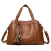 Novas Bolsas Femininas de Couro Macio, Bolsas de Mão da Moda, Bolsas para Mulheres de Meia-Idade, Bolsas para Mães, Bolsas de Ombro Estilo Coreano, Bolsas Transversais