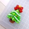 Campana navideña de dibujos animados, accesorios de resina hechos a mano, pinza para el pelo de gel crema, funda para teléfono móvil, hebilla para zapatos, decoración para árbol de Navidad